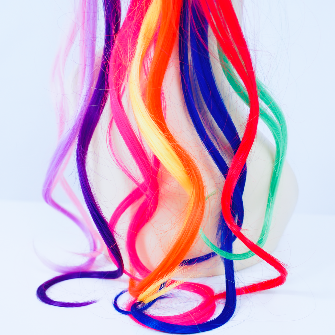 Clip in Rainbow Hair Extension